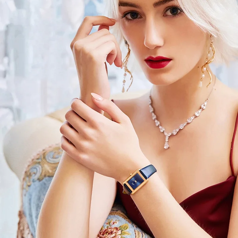 I & w carnaval ultra fino reló - Luxury Watch With Leather Strap avaliação e preço