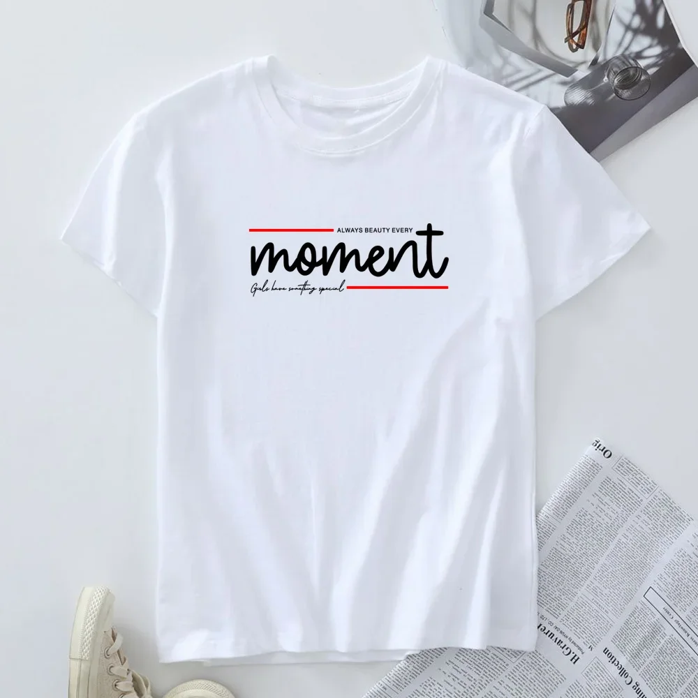 Plus Size Women Short Sleeve Tees Woman T-shirt Clothing Female Tshirt 2024 Fashion Graphic T Shirts Summer Cotton Tops