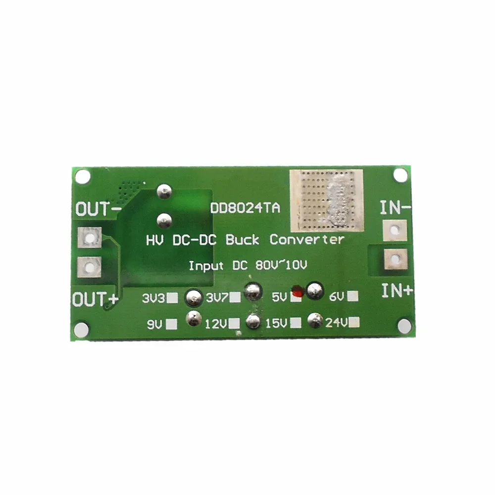 DD8024TA for Battery car high voltage step-down converter module 10-80V to 3.3V / 5V / 6V / 9V / 12V / 15V