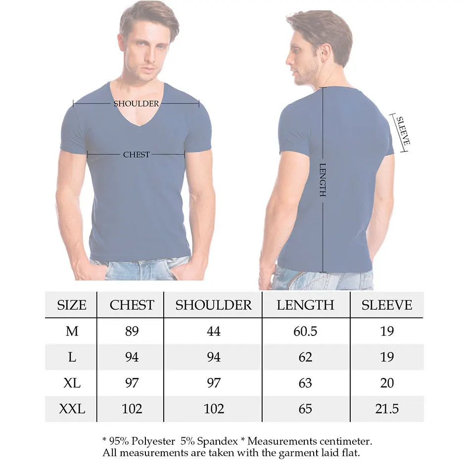 Solid V Neck T Shirt for Men Low Cut Stretch Vee Top Tees Slim Fit Short Sleeve Fashion Male Tshirt Invisible Undershirt Summer