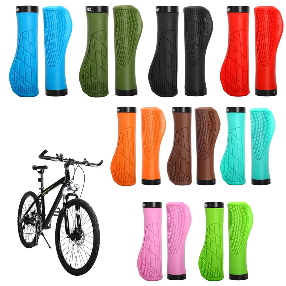 

Для длинных поездок, ручки для горного велосипеда, ручка с жесткой подкладкой и стопорным кольцом, эргономичная высокопрочная нескользящая резина