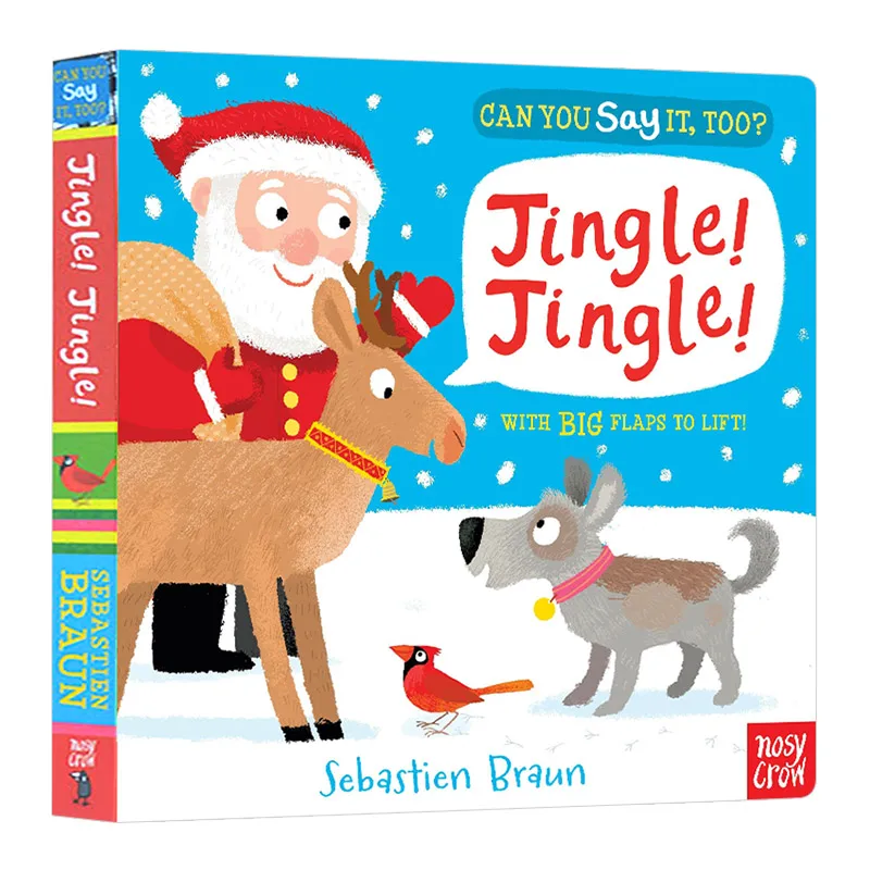 

Can You Say It Too Jingle! Jingle, Baby Children's books aged 1 2 3, English picture book, 9780763680022