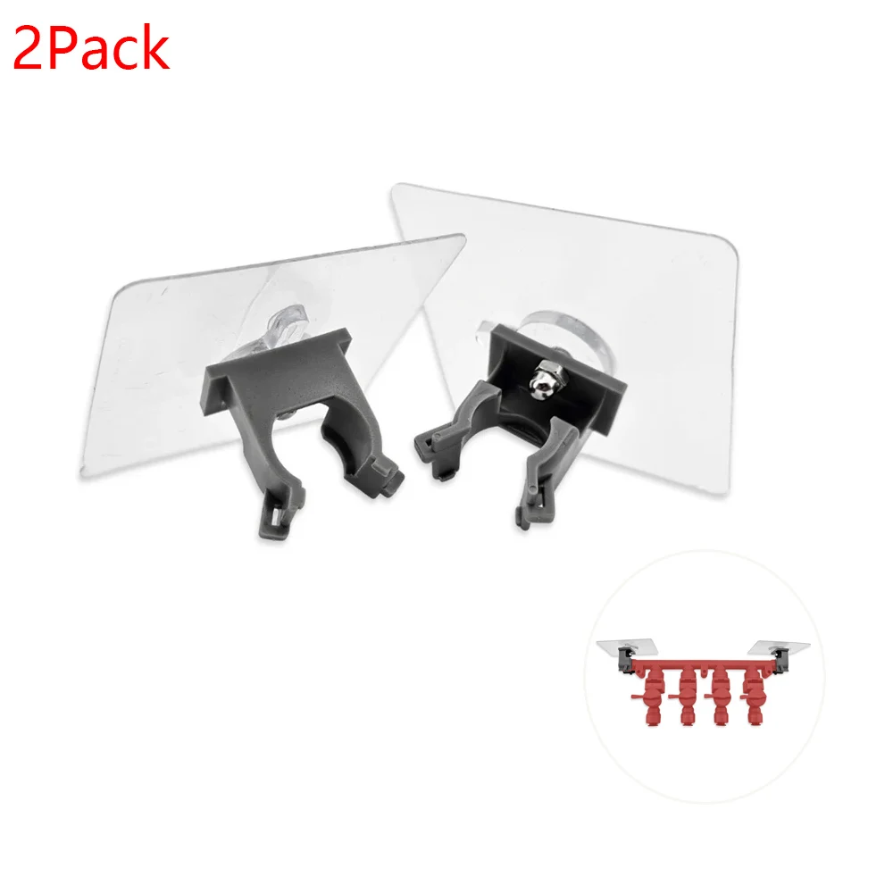 KegLand 2pcs Wall Stick Clip 8mm (5/16) Wall Holders Adhesive Clip Multifunctional Kitchen Storage Home Brewing