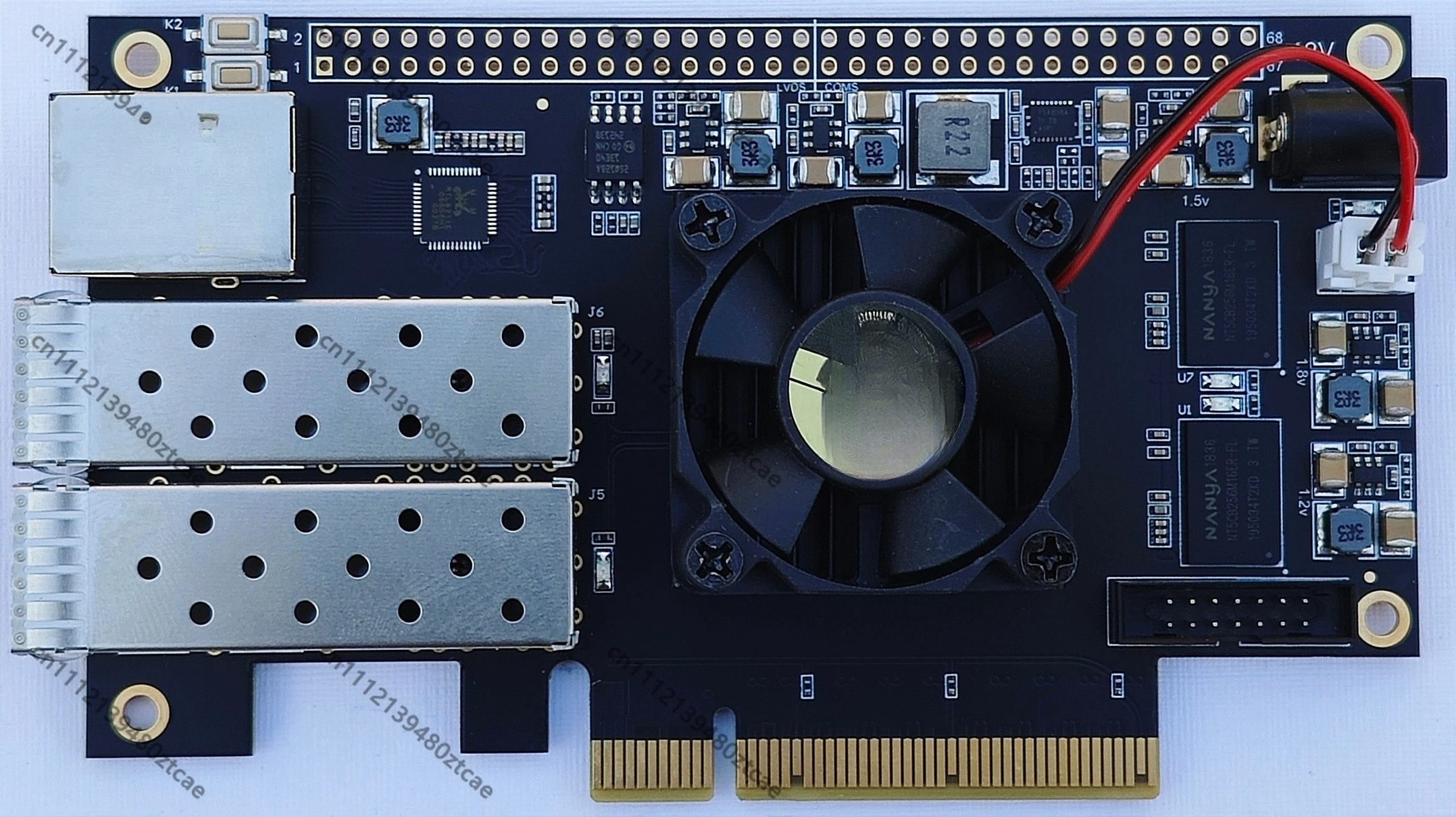 XC7K325T FPGA Evaluation Board Kintex7 Series PCIe SFP Optical Gigabit Ethernet Interface High Performance Development