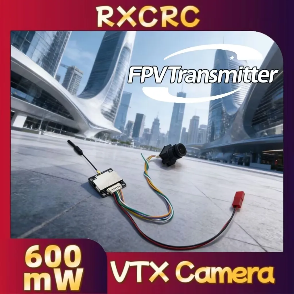 transmetteur-vtx-rxc-58g-600mw-48ch-a-puissance-reglable-et-camera-1000tvl-135-°-fov-25-mm-pour-drones-a-voilure-fixe-longue-portee-fpv-rc