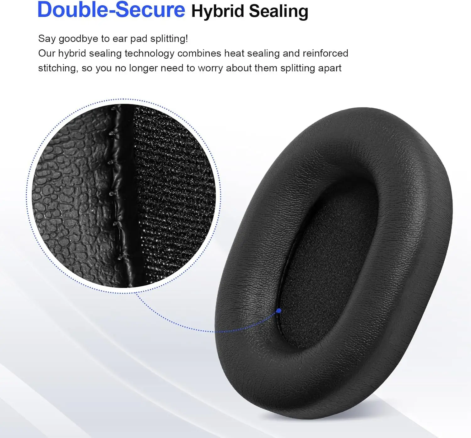 وسائد أذن بديلة WH-1000XM لسماعات الرأس Sony WH-1000XM5 المانعة للضوضاء، أغطية أذن XM5 ممتازة مع Protei الناعمة