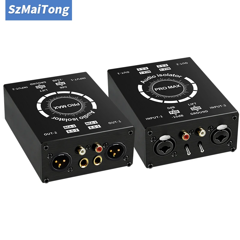 2-Wege-Audio-Isolator Audio Current Noise Eliminator XLR 6.5 Lotus Isolator Mixer Live-Übertragung