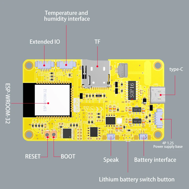 2.4 Inch 240*320 TFT LCD ESP32-D0WDQ6 Dev Board WiFi Bluetooth IoT Display Module LVGL Arduino
