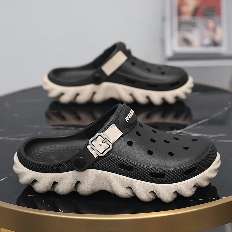 

Летняя мужская пляжная обувь, мужские сандалии, тапочки, удобные тапочки, сандалии, обувь для мужчин