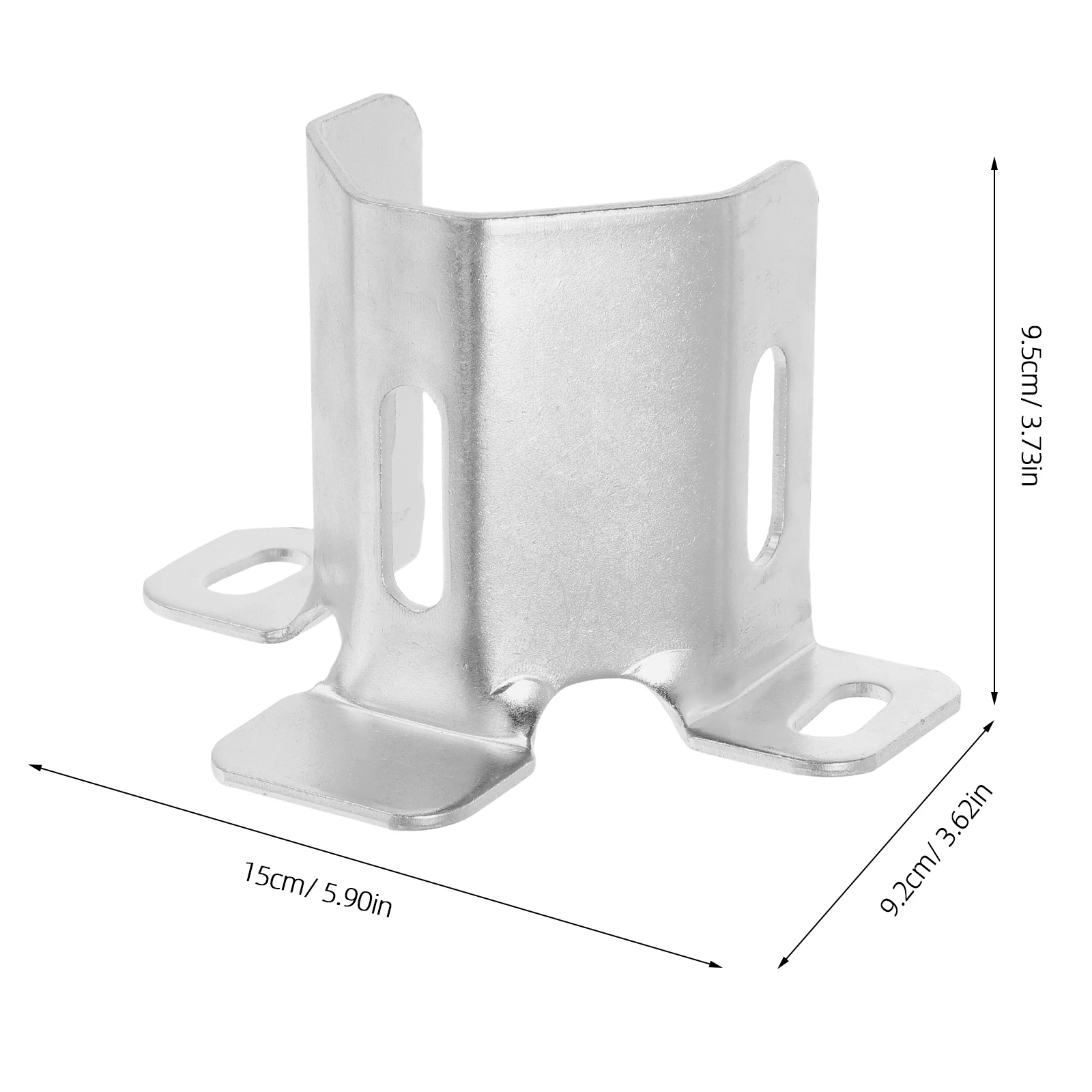 2 pçs acessórios do obturador de rolamento suportes de ferro ferragem cega kit reparo prata janela sombra suporte porta kits ao ar livre