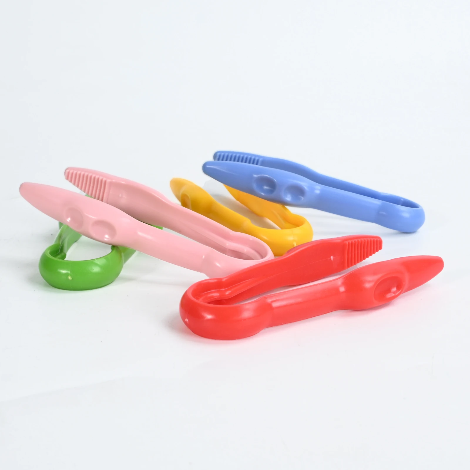 5PCS Children Plastic Tweezers Sorting Counting Preschool Science Homeschool Toddler Fine Motor Skill Biology Kids Educational