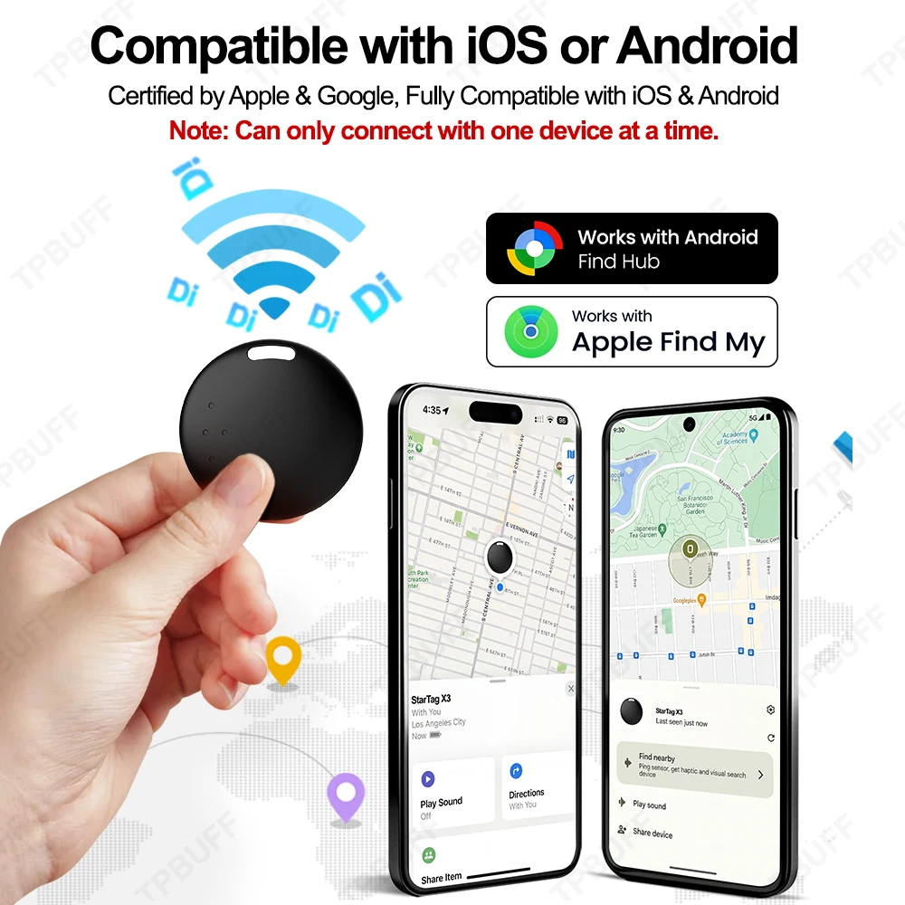 Silicone Case for IOS Android Smart Tag GPS Tracker Bluetooth Anti-Lost Cover Sleeve Protective Case Google Find My Pet Car Key