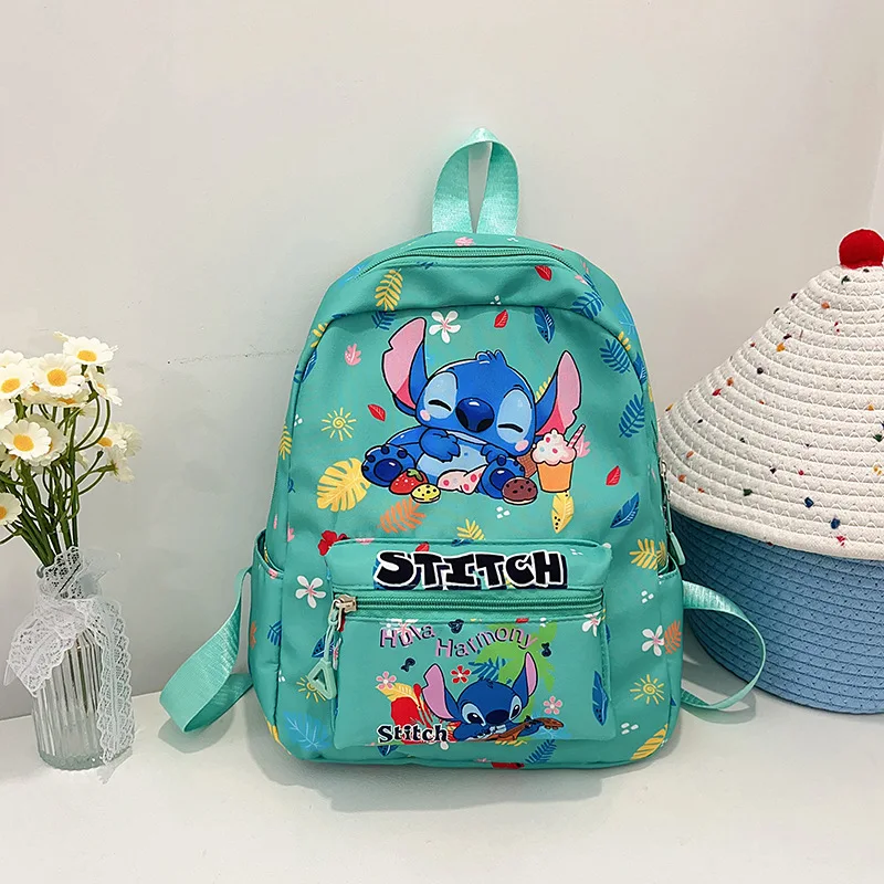

Disney Stitch студенческий модный рюкзак с граффити из мультфильма Микки Маус детский легкий рюкзак новый исходящий рюкзак