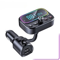 T67 Car Bluetooth MP3 Player Bluetooth Receiver U Disk Car Charger Car Cigarette Lighter Dual MIC