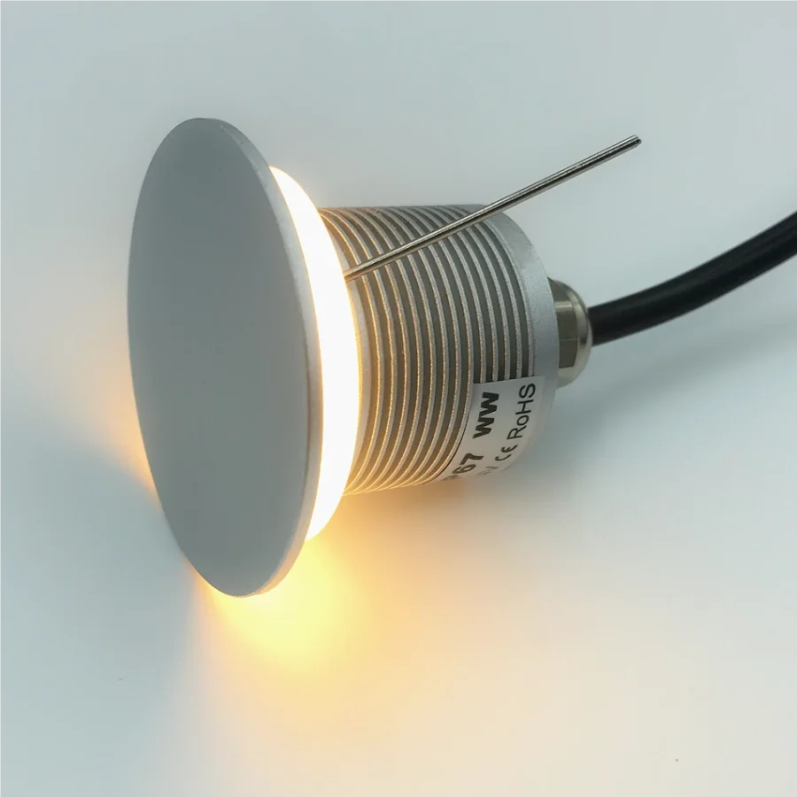 

1PCS 1W LED Wall Lamp Outdoor Waterproof Garden Lighting Aluminum DC12-24V Indoor Bedroom Living Room Stairs Wall Light