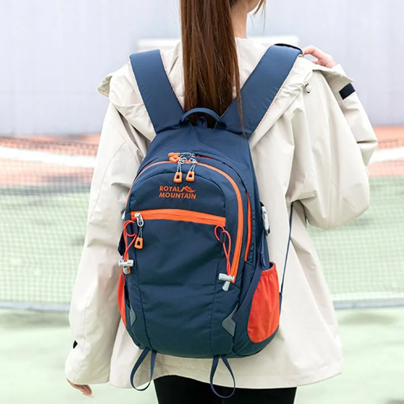 

‌Unisex Large Capacity Hiking Backpack - Nylon Durable Outdoor Waterproof Travel Backpack For Men & Women Sports & Leisure
