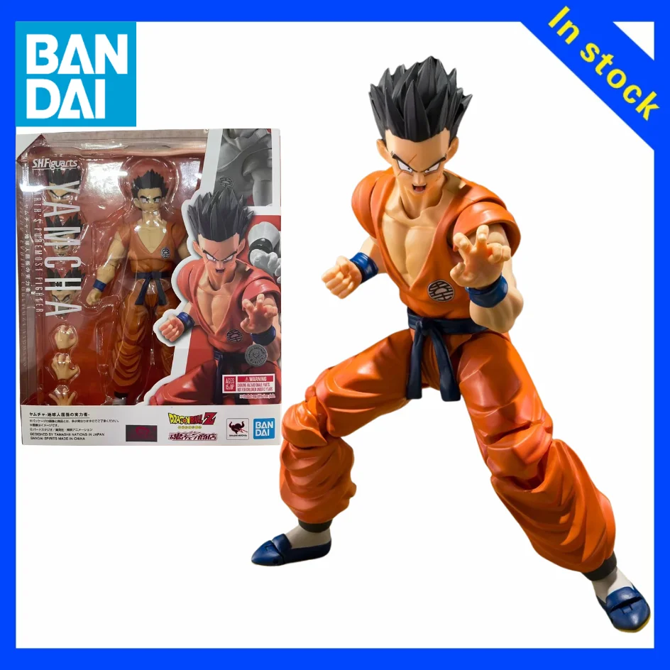 【ZW】BANDAI SPIRITS S.H.Figuarts Dragon Ball Z Yamucha, le puissant parmi les Terrestres, figurines d'action, modèle de jouet, cadeau