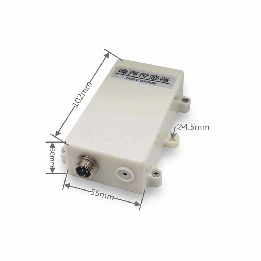 5-24V Waterproof Wall-Mounted Serial Modbus Noise Sensor, Ttl/Rs485 Dust Noise Monitoring Transmitter