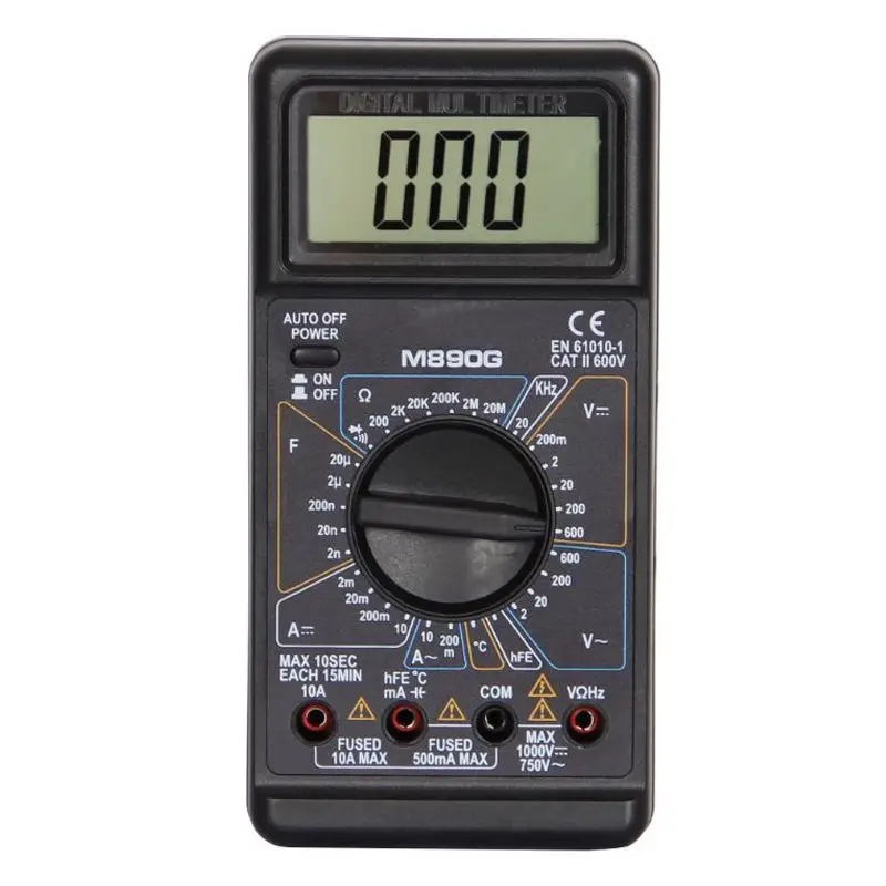 

Digital Multimeter Buzzer Frequency Capacitance Test M890G мультиметр цифровой автоматический Digital Multimeter Dc Amp Meter