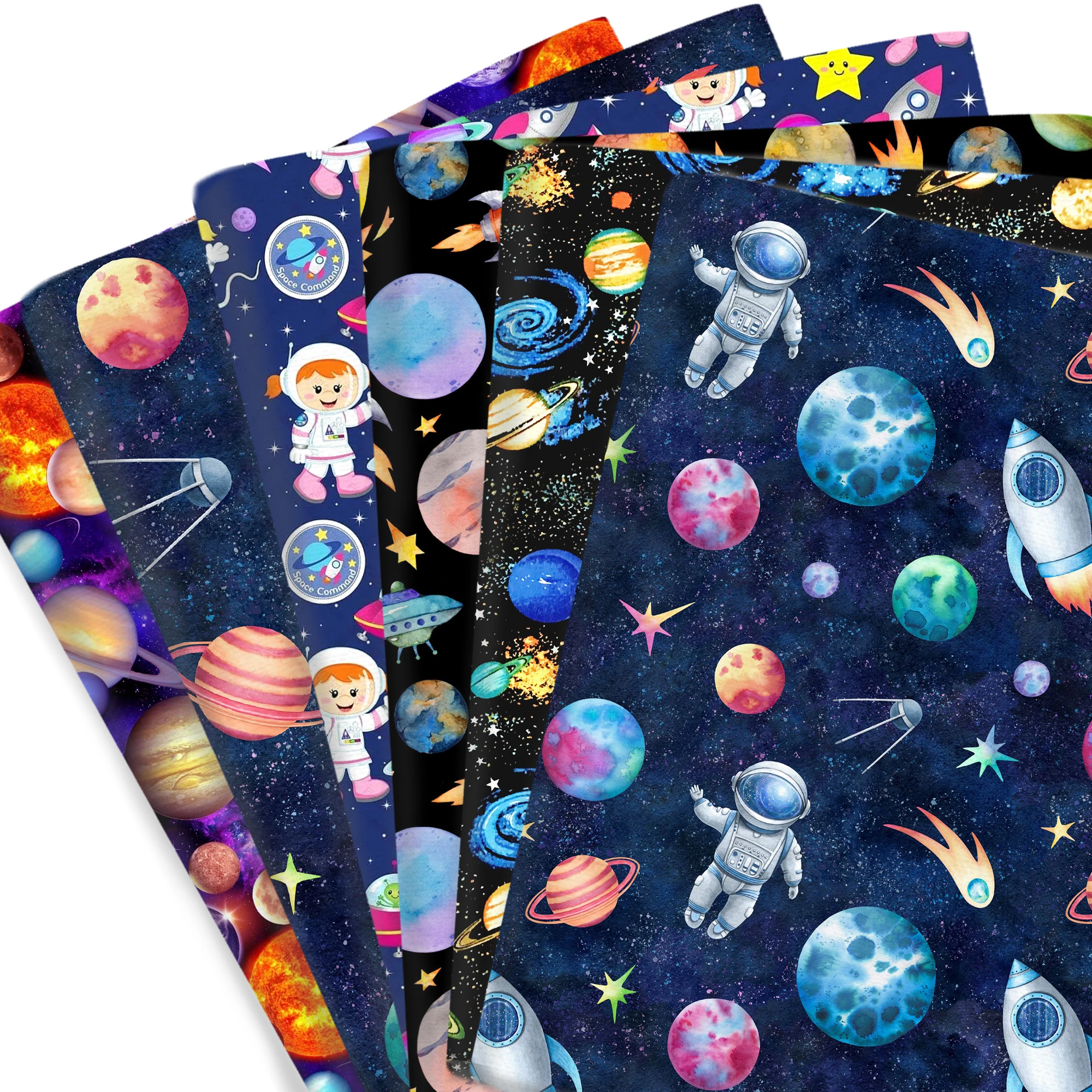 50*45 سنتيمتر/50*145 سنتيمتر كوكب النظام الشمسي 100% نقية/البوليستر القطن المواد خليط الخياطة الأقمشة لحاف الإبرة DIY بها بنفسك القماش
