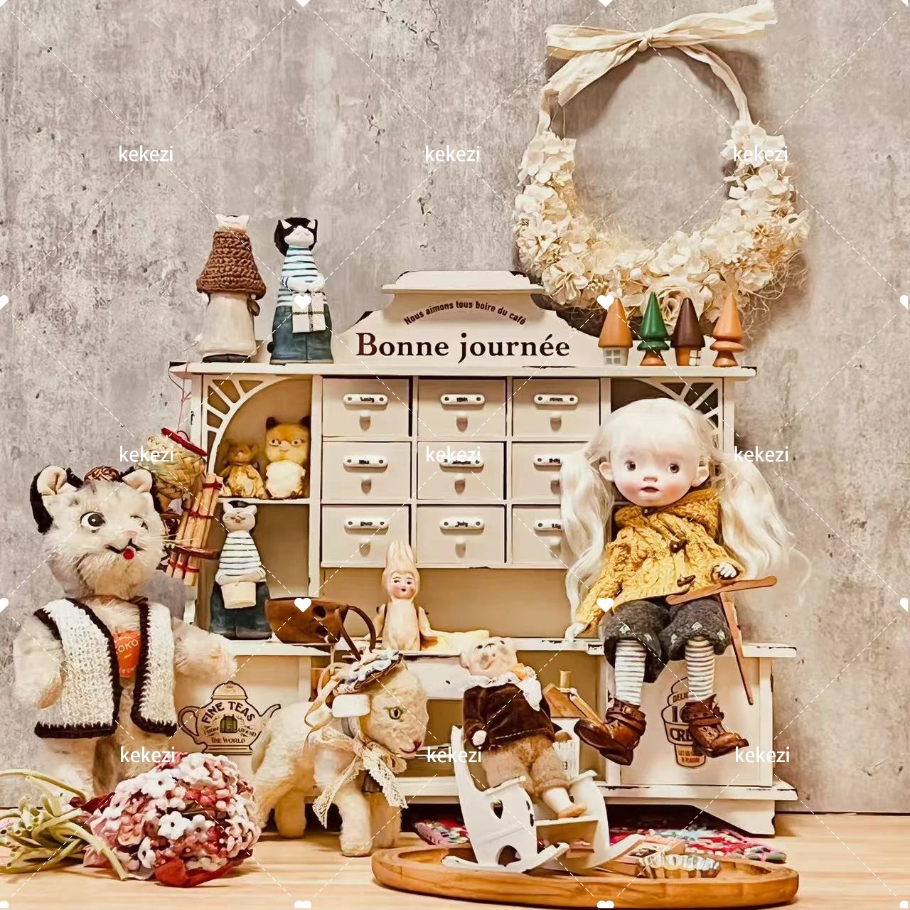 Miniaturie Cake Shop Furniture Material Bag Mini Bread Cabinet Donut Rack Cupcake Cabinet Diy Dollhouse Furniture Accessories