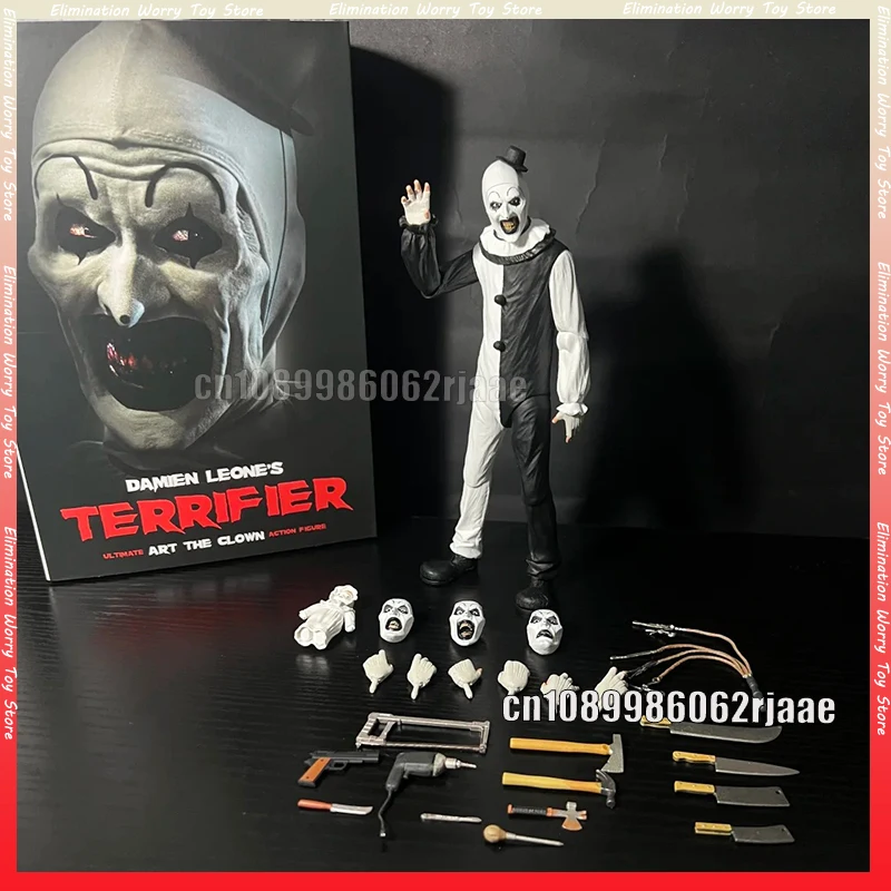 

Оригинальный NECA 45251, художественная фигурка клоуна Damien's Terrifier, фигурка аниме, экшн-фигурки, Коллекционная модель, украшение для куклы