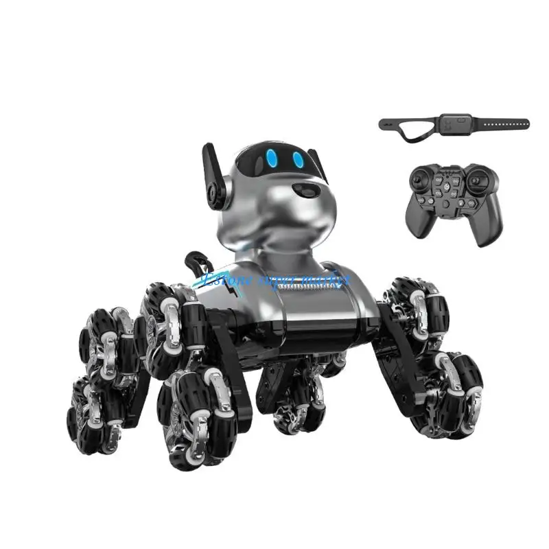 090B Tracción en 8 ruedas, Control remoto todo terreno, Perro Robot transformador, juguete operado por gestos, actualizaciones