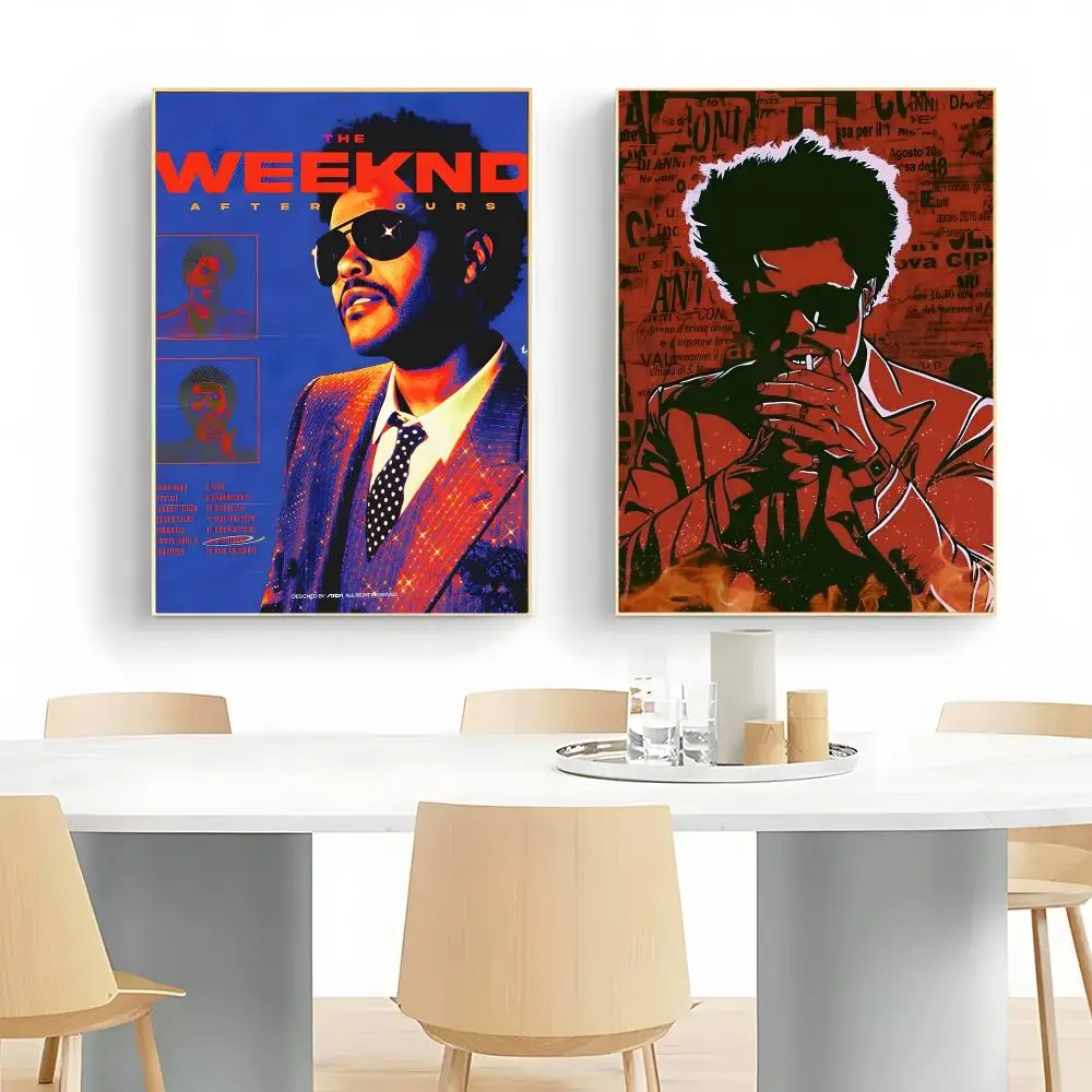 Smooth Alternative Pop Singer T-The Weeknd Poster Wall Art Print Decorative Mural Home Decor Gift Unframed