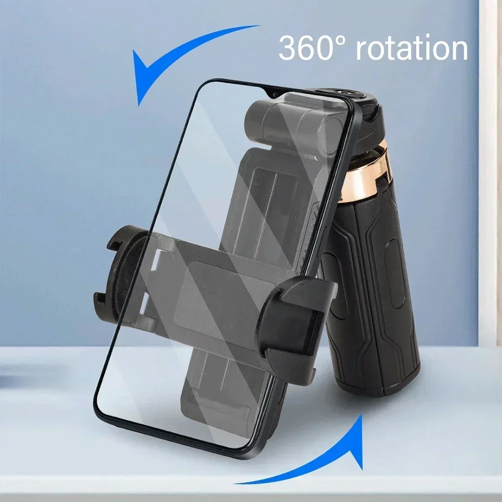 Mobile Selfie Pole Portable Versatile Floor Standing Tripod 360° Rotating Machine Photography Artifact With Detachable Remote