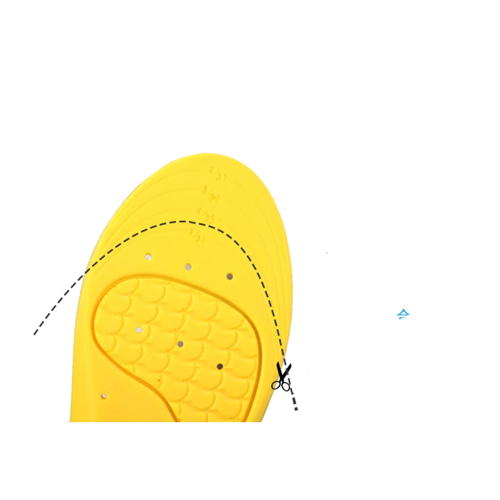 

Flat Ultrasoft Grey Insoles Can Be Cut Size L Damping Shock Absorption Breathable Sports Shoes Pads for Running Walking