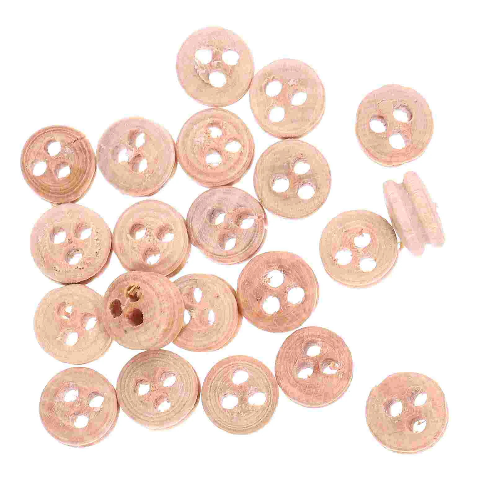 

20 Pcs Sailing Model Accessories DIY Ship Pulleys Toddlers Toy Making Materials Mini Playthings Wood Assemble