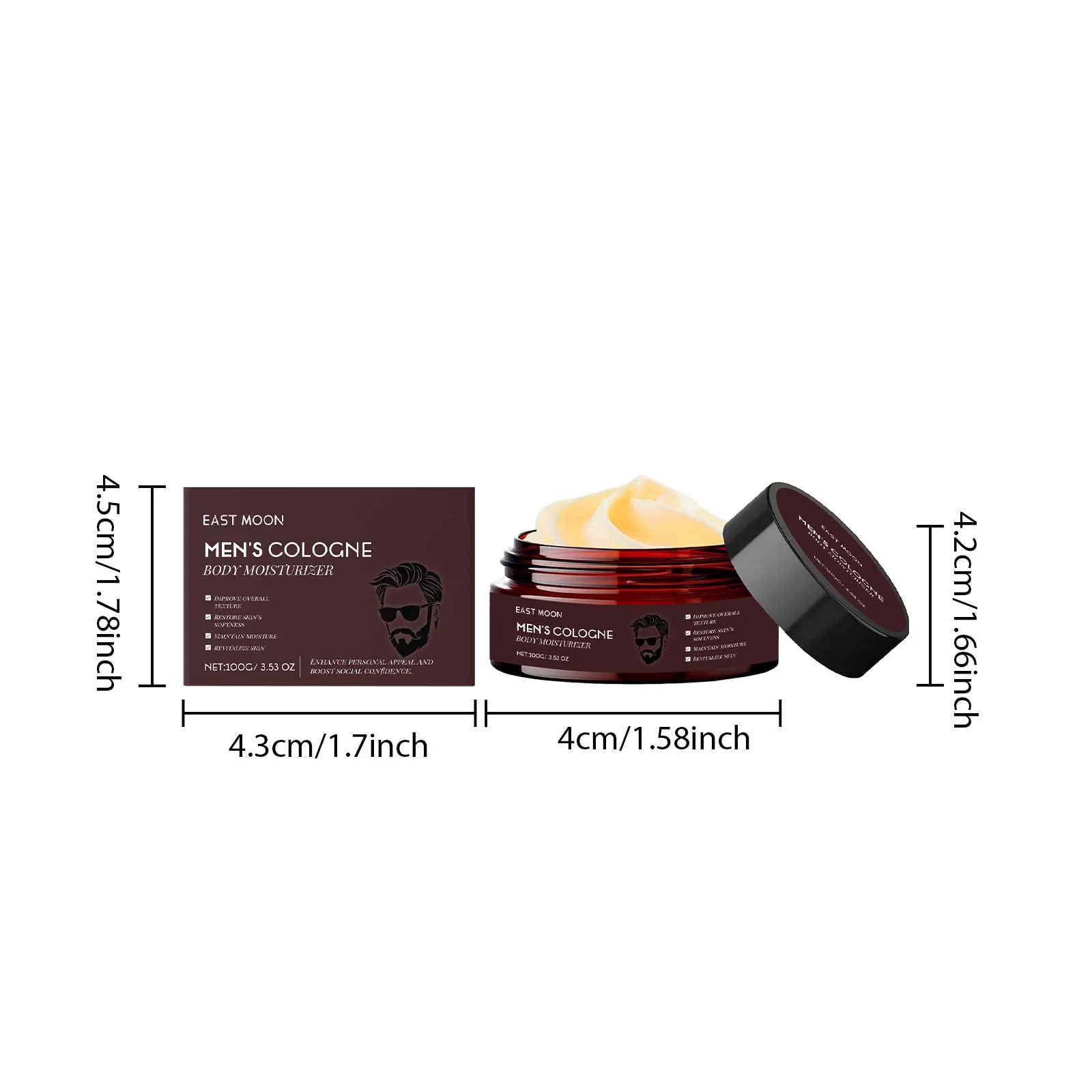 مرطب الجسم كولونيا للرجال مغذي عميق عطر يدوم طويلاً يمتص سريعًا غير دهني وودي غسول الجسم المعطر للعناية بالبشرة #6