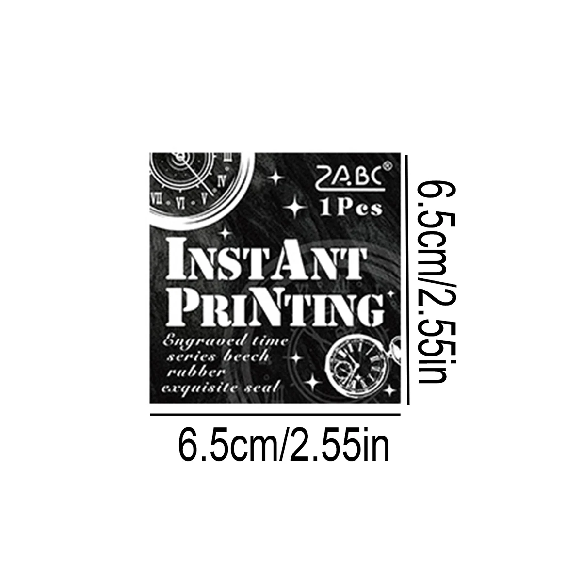 Tampon en bois motif horloge v - Scrapbooking avis et prix