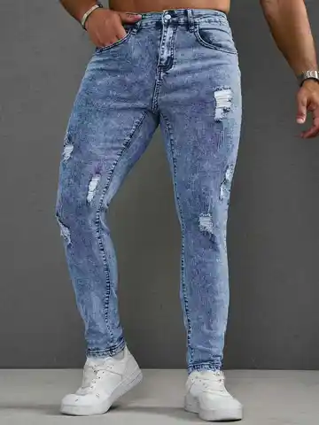 Jean extensible moulant pour hommes