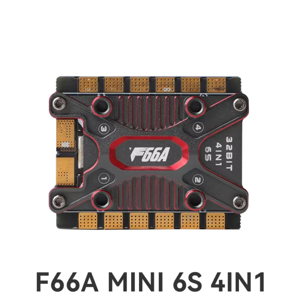 

T-MOTOR F66A MINI 6S 4IN1 F Series ESC Electric Speed Controller No Through Hole For RC FPV Drone Plane Quadcopter
