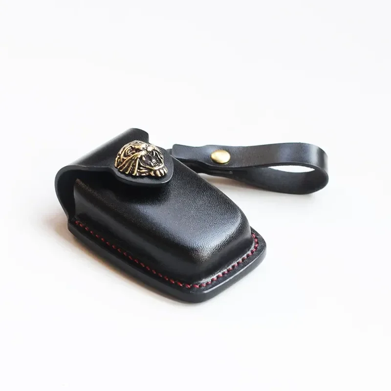 for Hjkl Toyota Prado Camry Rongfang Key Bag Handmade Vegetable Tanned Leather All Inclusive Key Cover