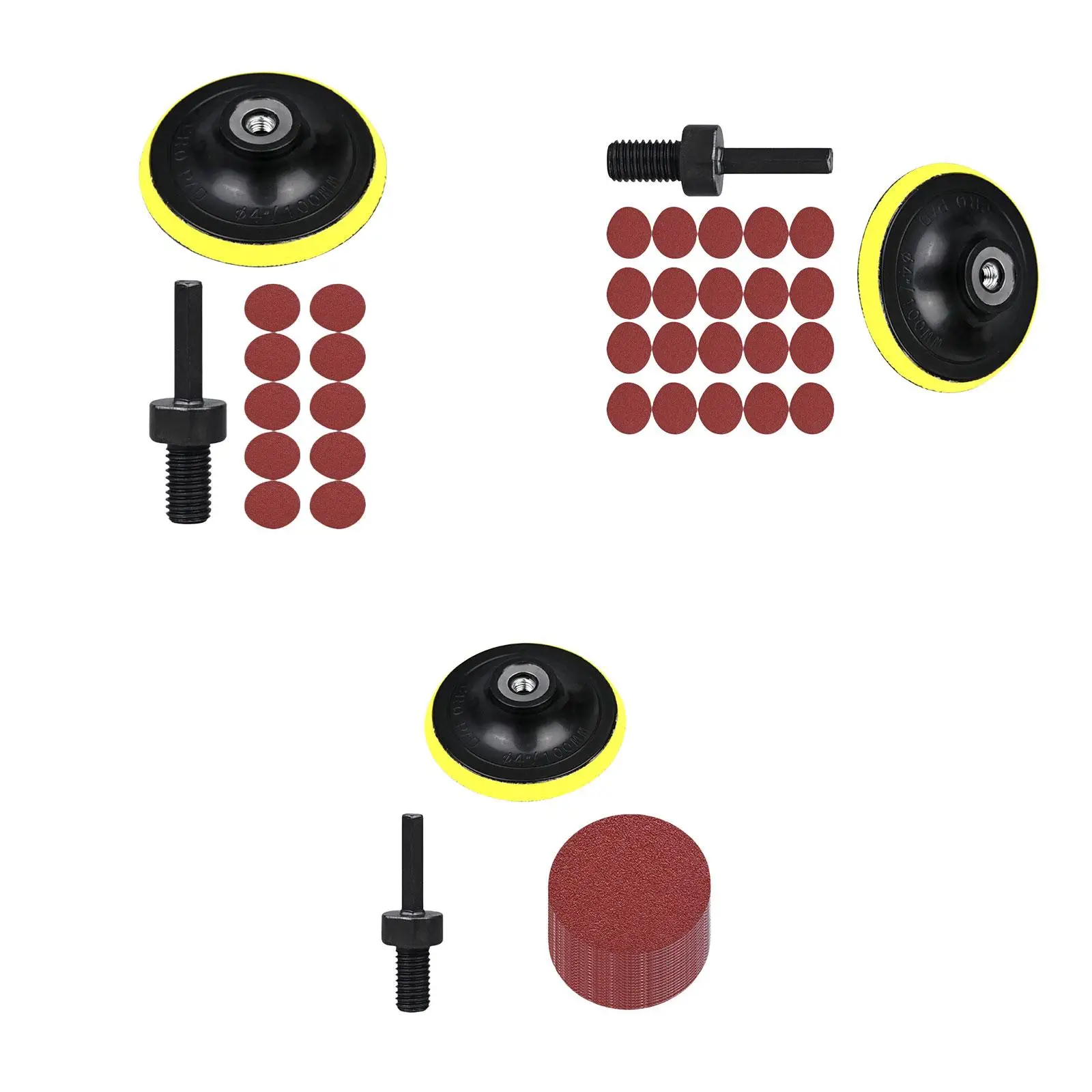 

4" Quick Change Disc Pad Holder Practical Sanding Discs Holder for Surface