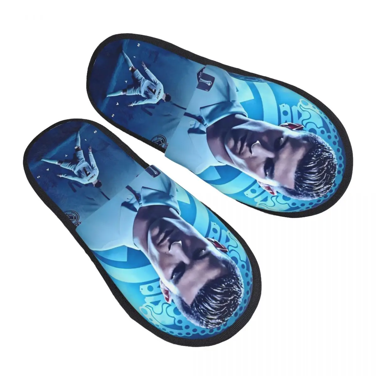 CR7 Slippers Non-skid Soft Household Fur Slippers Slides Bedroom