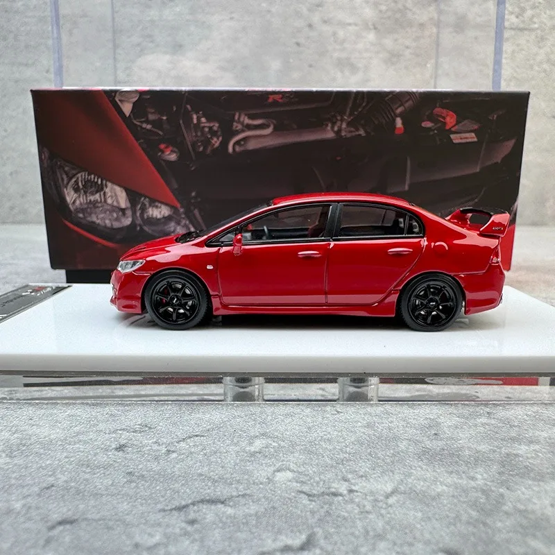 MH 1/64 Honda Civic (FD2) Mugen RR Metalowy Model Auta Zabawka Odlewany z Metalu Prezent
