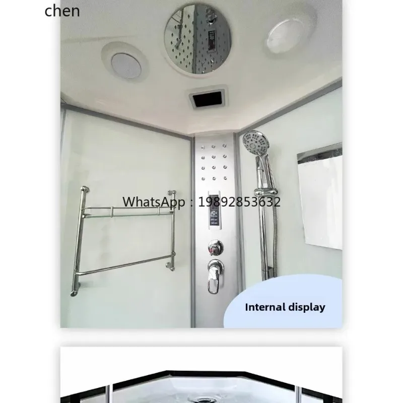 X5  integral shower room closed household pulley glass fan partition bath room