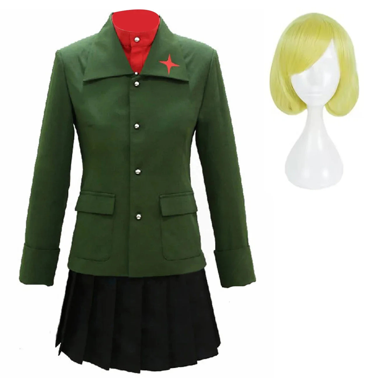 SingXeng аниме GIRLS und PANZER Katyusha Nonna косплей костюм на заказ женское платье JK униформа Хэллоуин SingXeng аниме GIRLS und PANZER Katyusha Nonna косплей костюм на заказ женское платье JK униформа Хэллоуин