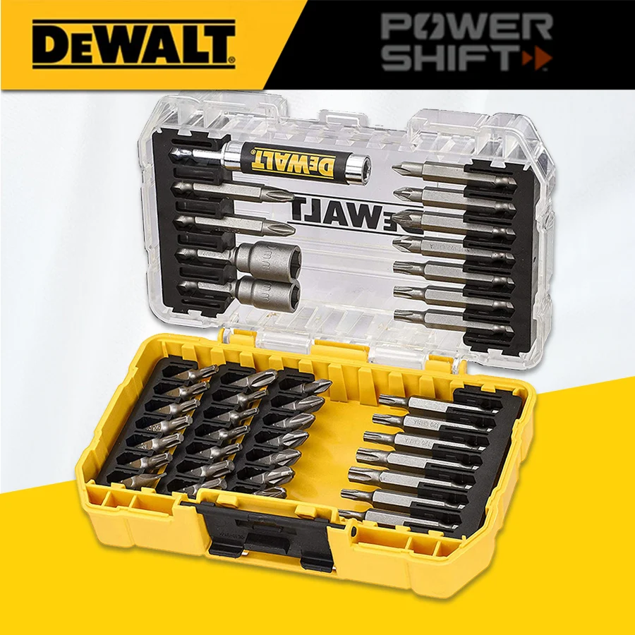 DEWALT DT70705 40-Piece Multi-Purpose Impact Screwdriver Bit Set with Hard Case Driver Bit Set Power Tool Accessories