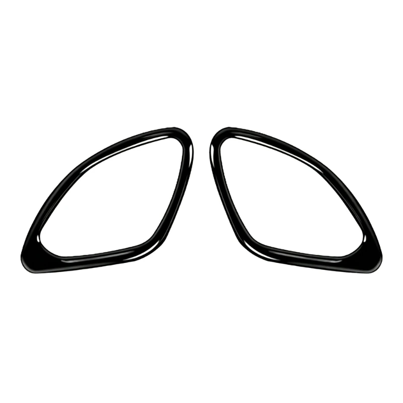 Black Dashboard Trim Cover Plastic Pair for Cleaner Interior Surround Detail