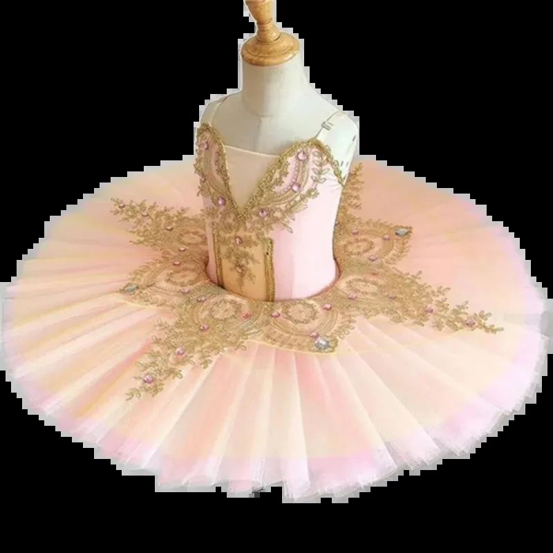

2025 11 Platter Pancake Professional Tutu Women Girls Princess Ballerina Party Dress Skirt Kids Child Ballet Dance Costum