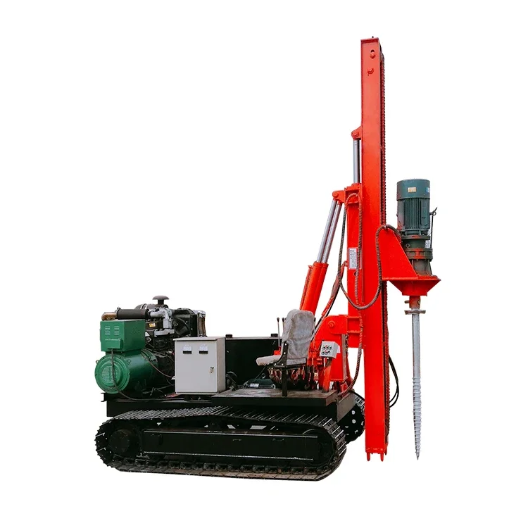 water well drilling rig machine helical pile foundation hydraulic pile driver hydraulic pile driving machine