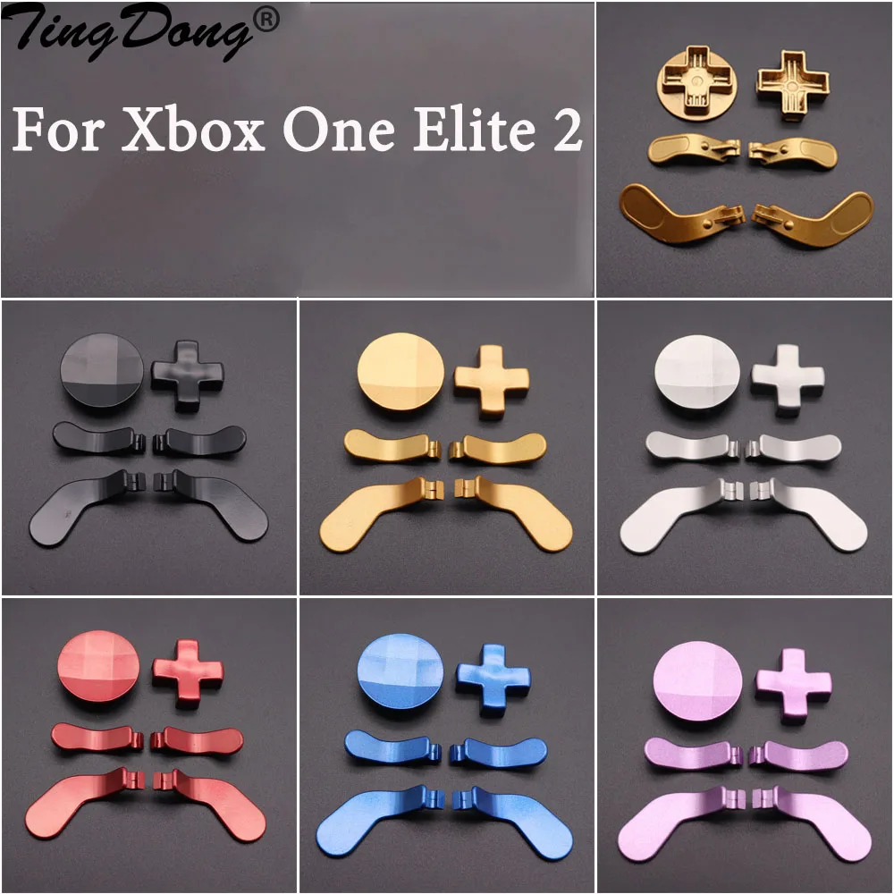 Aluminum alloy Trigger Paddles Replacement Thumbstick for Xbox Elite Series 2 Parts Repair Kitcontroller Accessories