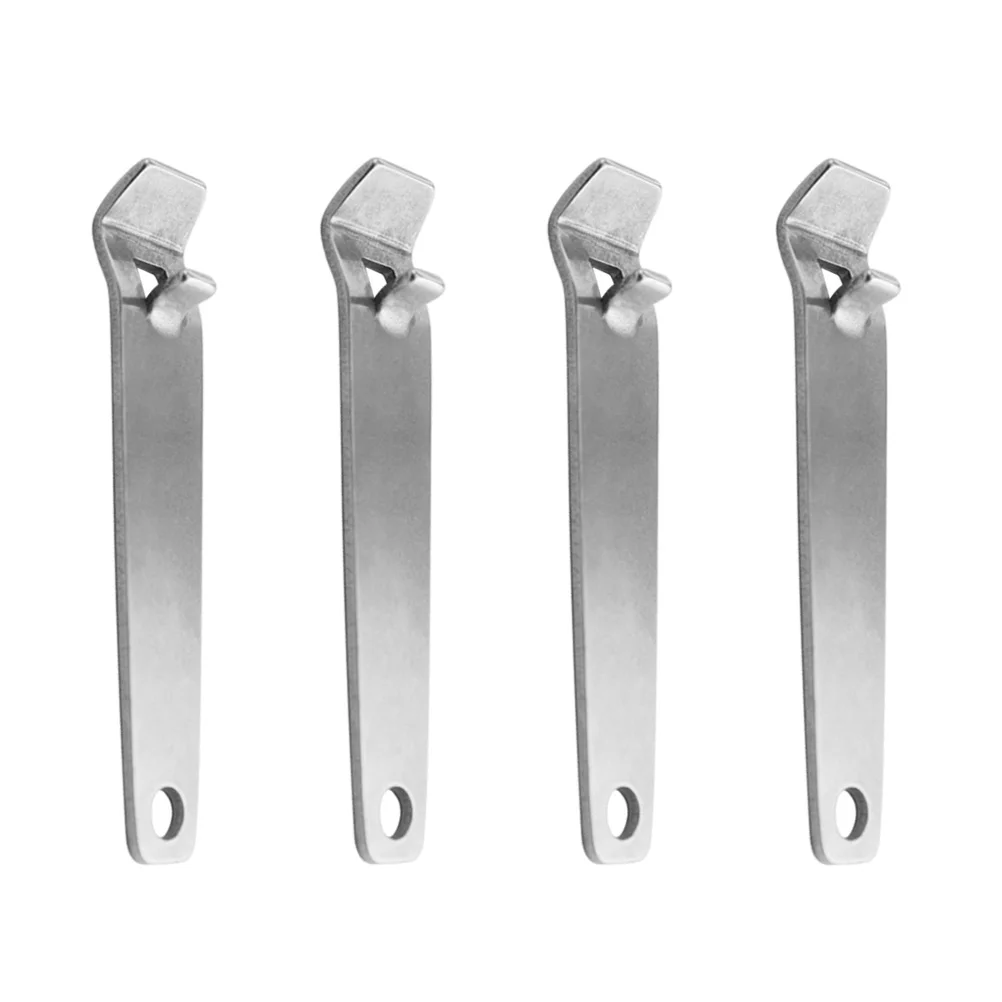 

4pcs Stainless Steel Bottle Opener Silver Metal Hand Held Beer Can Key Beverage Party Supplies Wedding Favors Kitchen Bar Tools