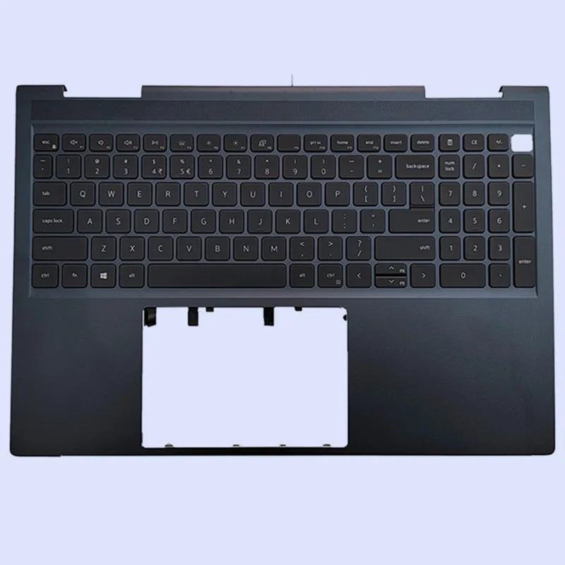 Imagem -02 - Moldura para Teclado Portátil Tampa Superior para Palmrest com Idioma dos Eua Dell Inspiron 16 Plus 7610 Placa Gráfica 3050 3060