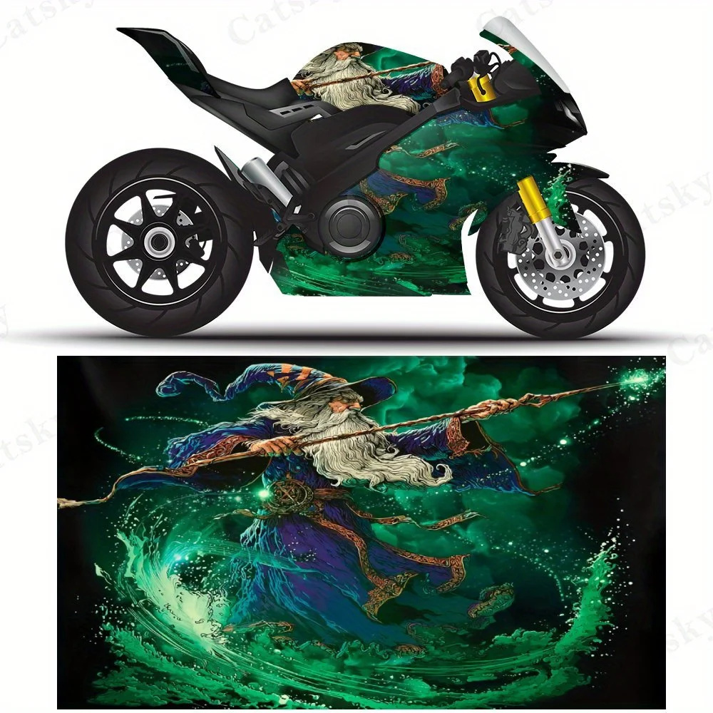 

Enchanter PVC material self-adhesive waterproof motorcycle car sticker, paste firm and anti-wear, waterproof and sun-resistant w