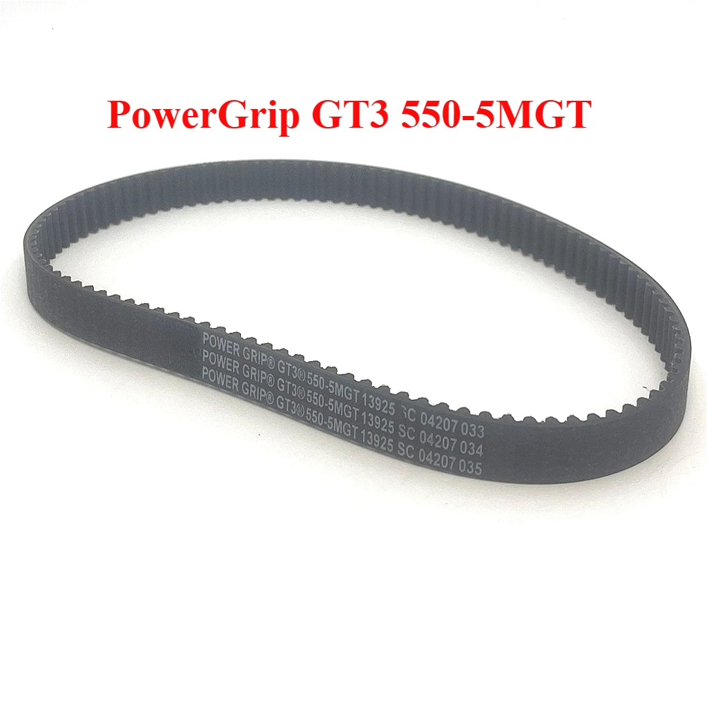 PowerGrip GT3 550-5MGT Neopren 110 Zähne Zahnriemen 3D-Drucker Werkzeuge Motorrad E-Bike Mittelmotor Spindelantriebsriemen – Detail 2